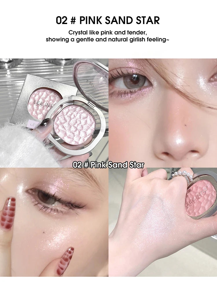 Shimmering High-Gloss Pearlescent Face and Eye Highlighter - 15