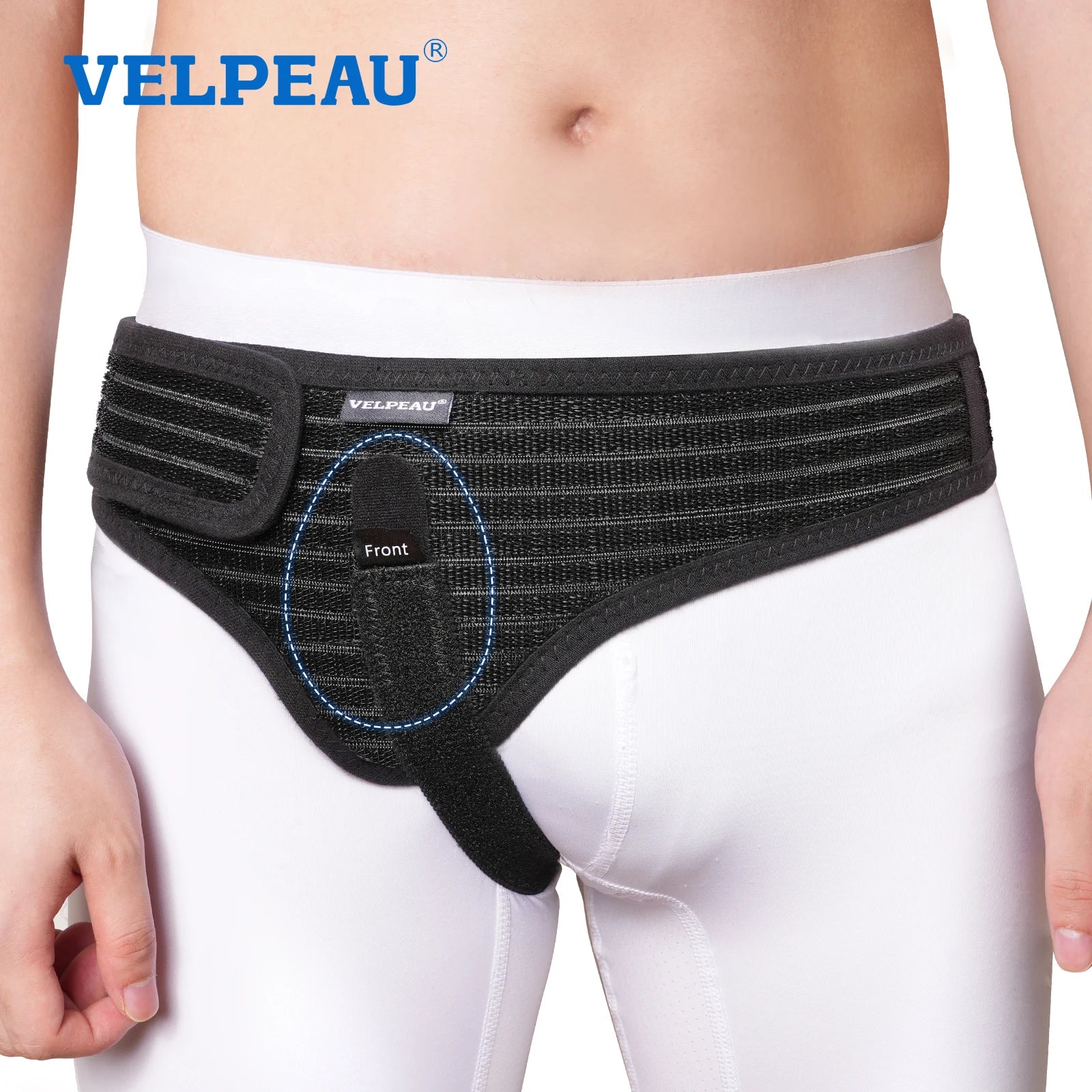 Adjustable Hernia Support Belt for Groin Pain Relief - 1
