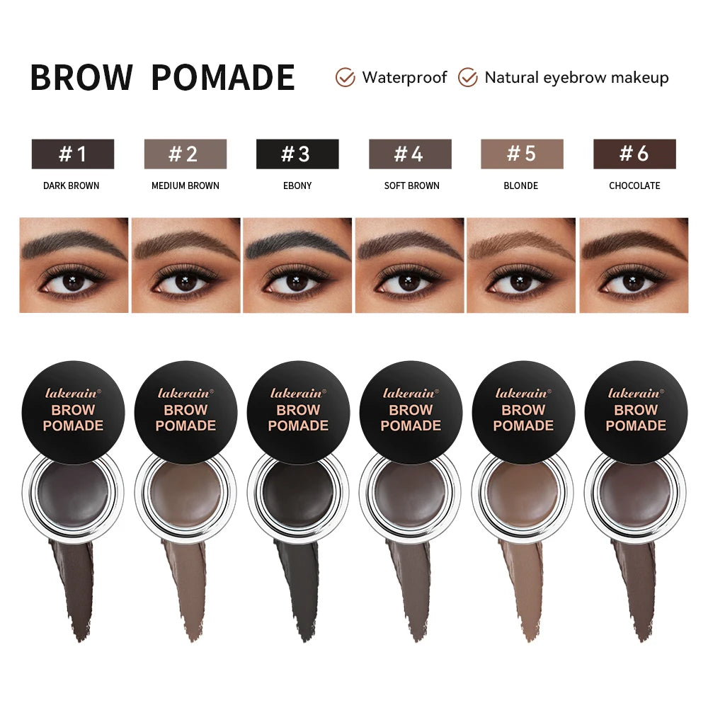 Waterproof Long-Lasting Eyebrow Pomade for Defined Brows - 2