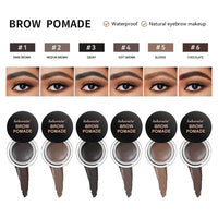 Waterproof Long-Lasting Eyebrow Pomade for Defined Brows