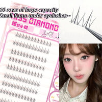 DIY Natural Lower Cluster Eyelashes for Beginners