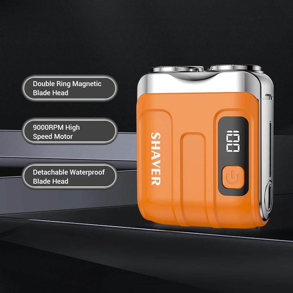 Portable Waterproof Electric Shaver for Men - 2