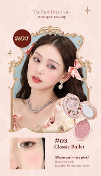 Embossed Long-Lasting Natural Matte Cheek Blush