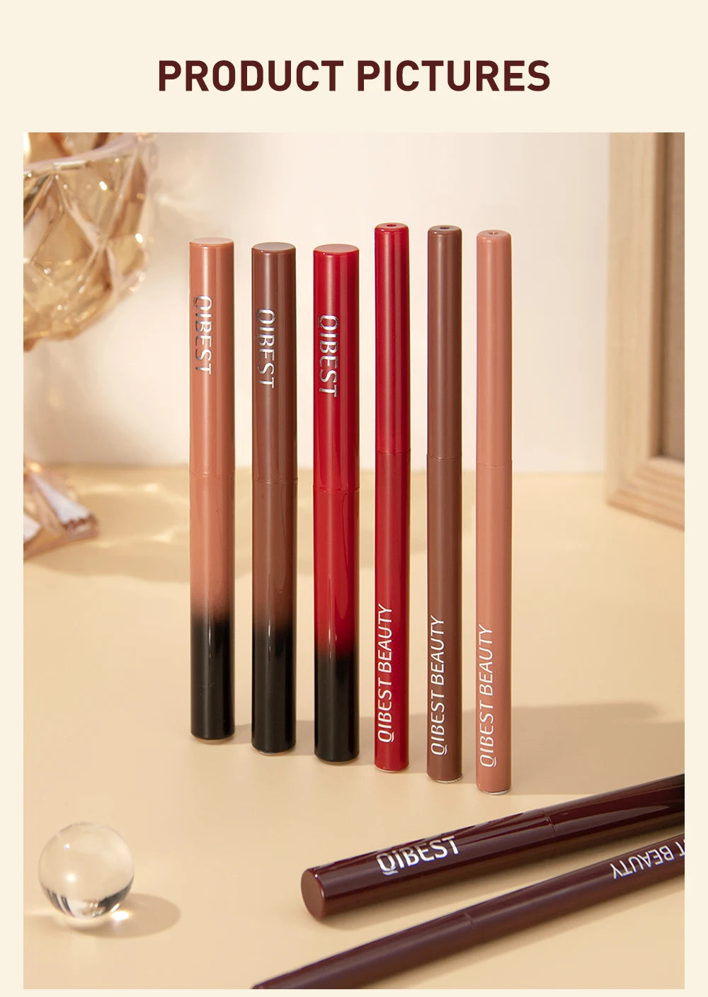 Matte Lipstick and Lip Liner Duo Set - 22