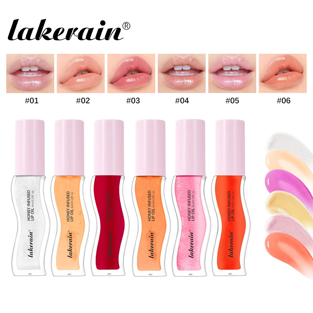 Honey Infused Hydrating Lip Oil for Glossy Nourished Lips - 20