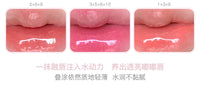 10-Color Jelly Lip Gloss Palette with Bow Design