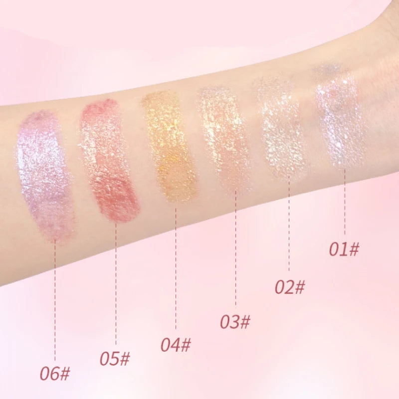 Water-Gloss Shimmer Eyeshadow Stick for Long-Lasting Makeup - 6