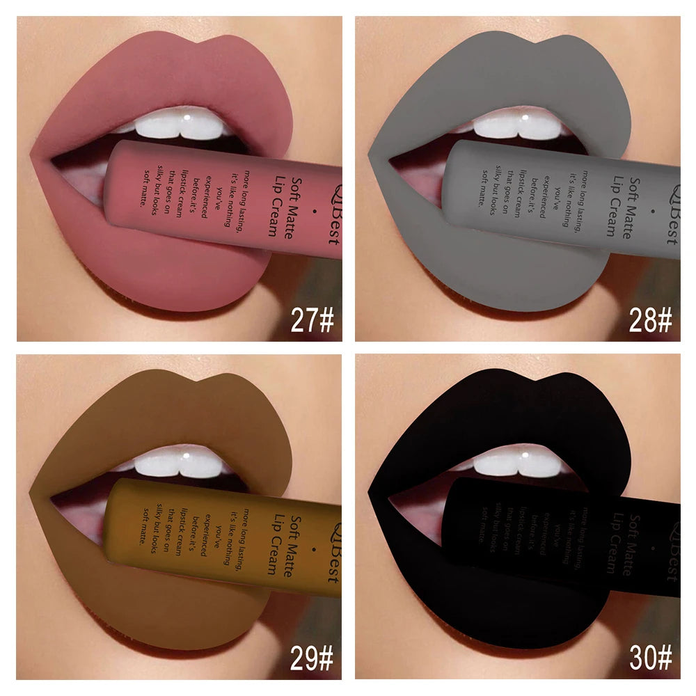 Velvet Matte Long-Lasting Liquid Lipstick - 15