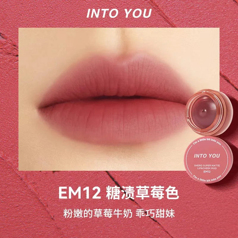 Velvet Matte Lip and Cheek Mud Mousse - 12