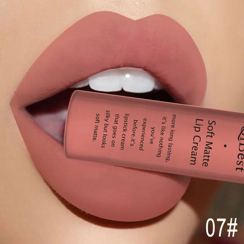 Velvet Matte Long-Lasting Liquid Lipstick - 27