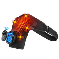 Heated Vibration Shoulder Massage Wrap with Remote