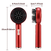 Electric Scalp Massager and Hair Growth Serum Applicator Comb