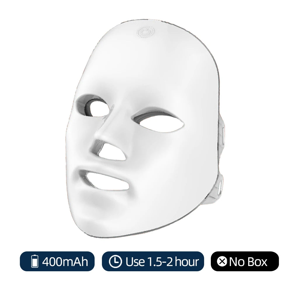 7-Color LED Light Therapy Face Mask for Skin Rejuvenation - 25