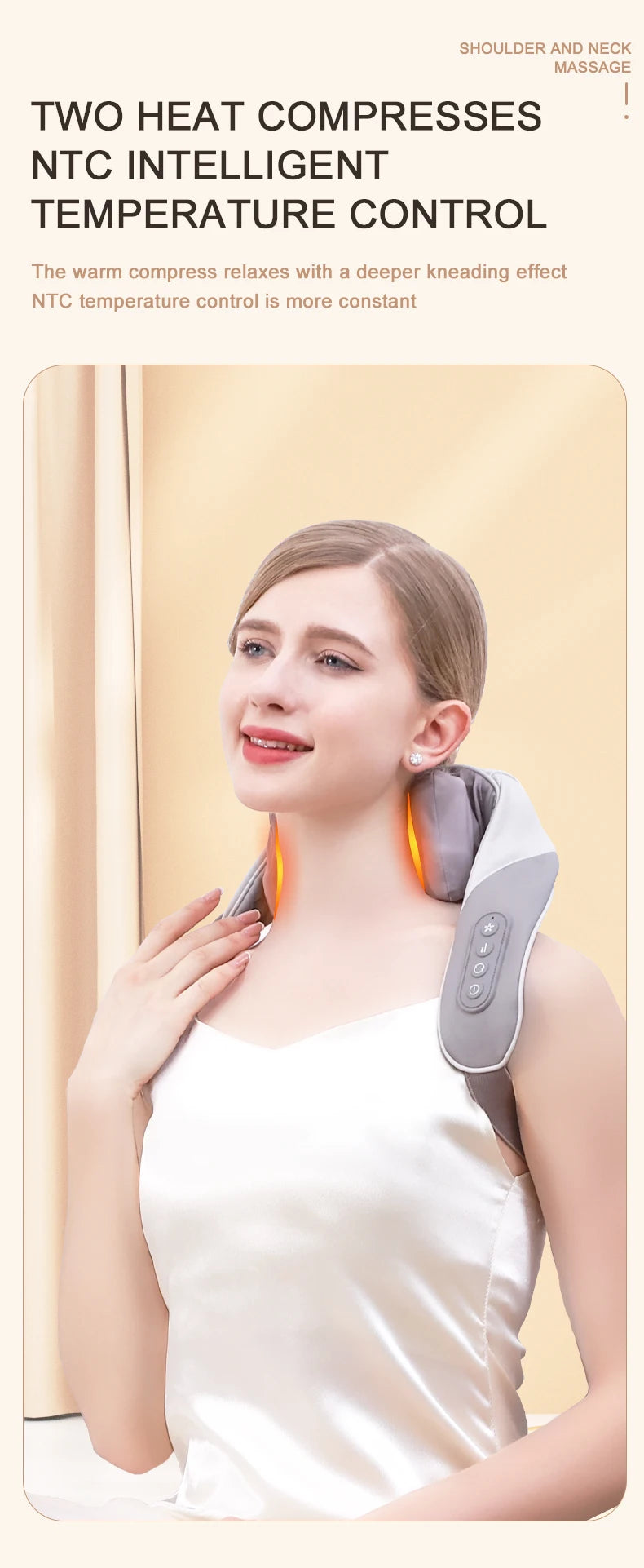 Wireless 6D Neck and Shoulder Deep Tissue Massager - 16