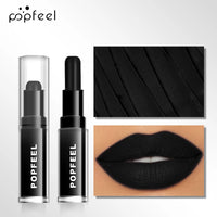 Long-Lasting Matte Black Liquid Lipstick