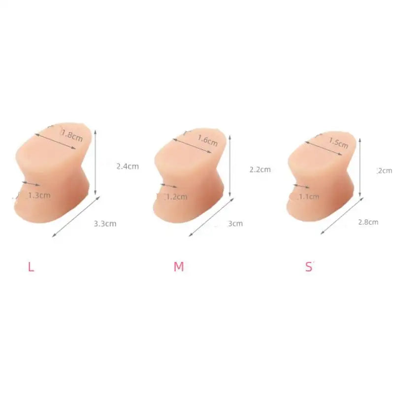 Silicone Gel Toe Separators for Pain Relief and Bunion Correction - 6