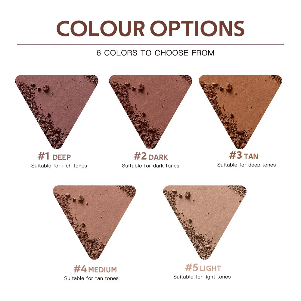 Matte Bronzer Powder for Face Contouring and Shading - 22