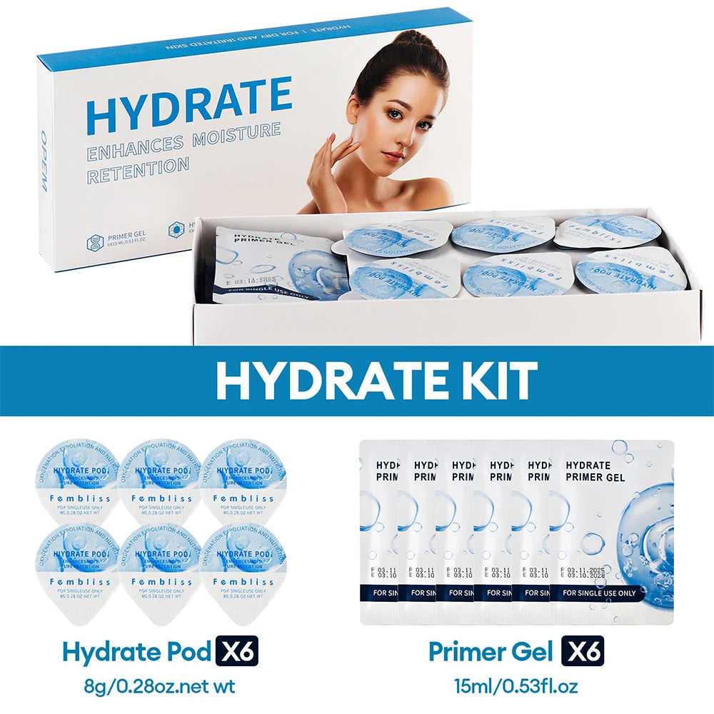 CO2 Oxygen Facial Treatment Capsule and Gel Kit - 44