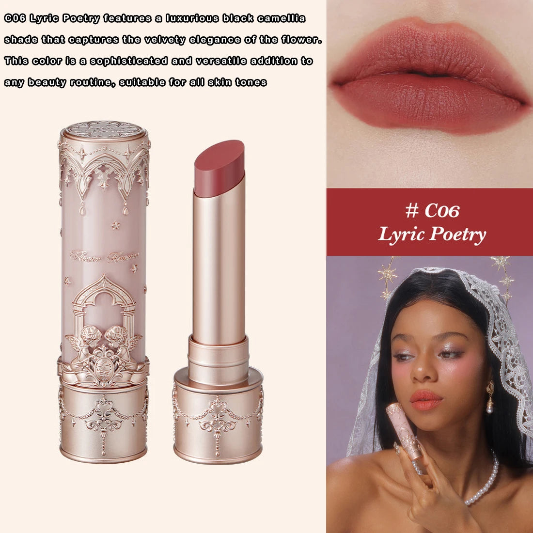 Hydrating Non-Sticky Tinted Lip Gloss for Shiny Long-Lasting Wear - 16