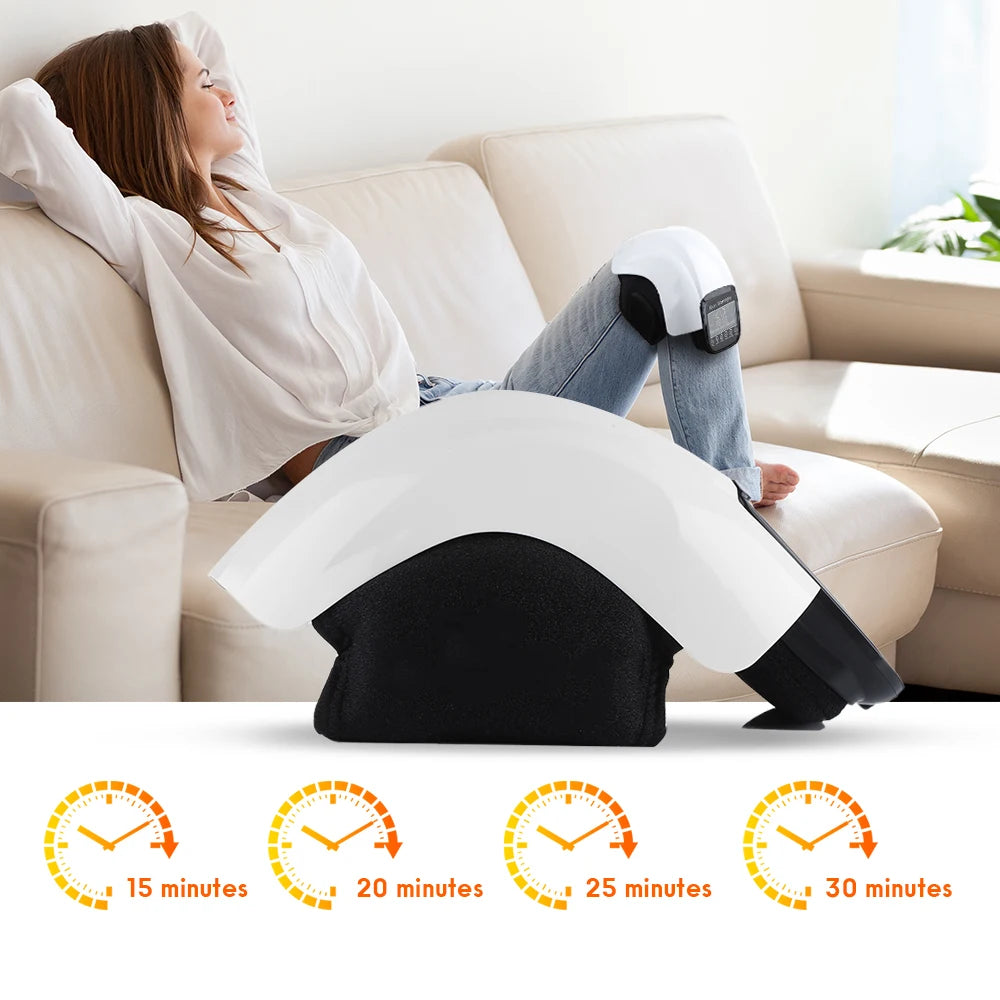 Wireless Heated Knee Massager with Vibration Therapy - 17