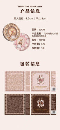 4-Color Cream Concealer Palette for Dark Circles and Contouring