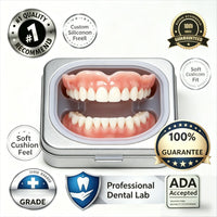 Adjustable Silicone Cosmetic Dentures for Instant Smile Correction