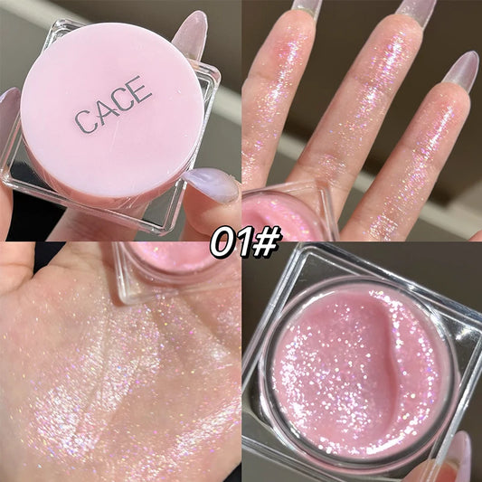 Shimmering Cream Highlighter for Radiant Glow