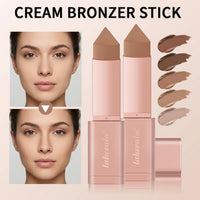 Cream Bronzer Stick for Seamless Face Contouring and Sculpting