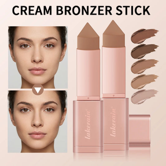 Cream Bronzer Stick for Seamless Face Contouring and Sculpting