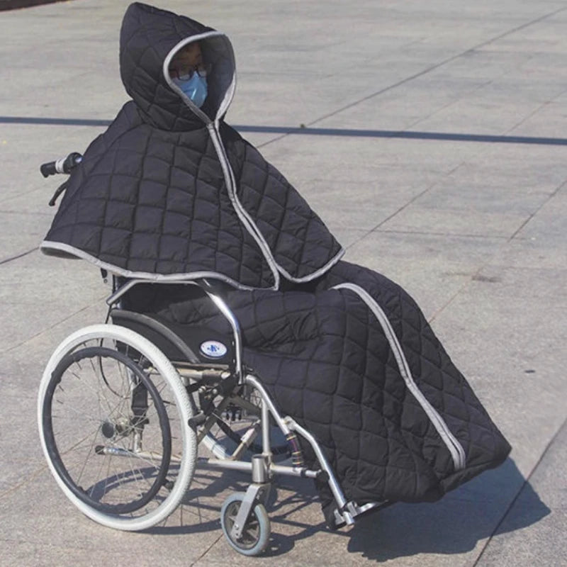 Insulated Wheelchair Blanket for Winter Protection