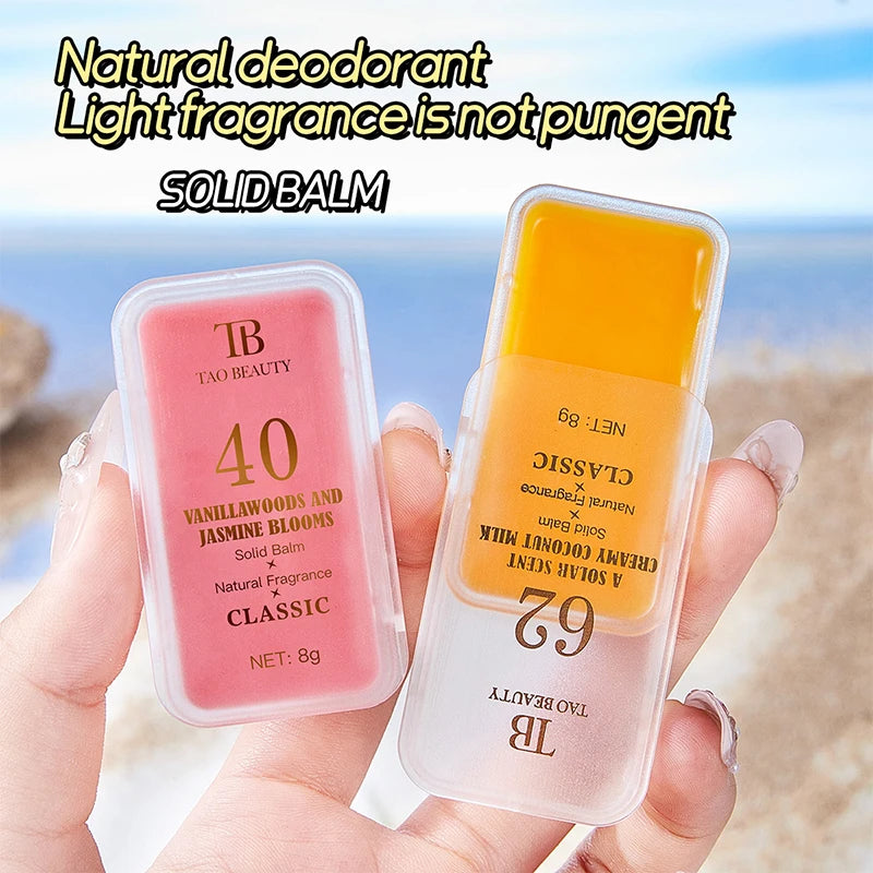 Long-Lasting Portable Solid Perfume Balm Set - 4