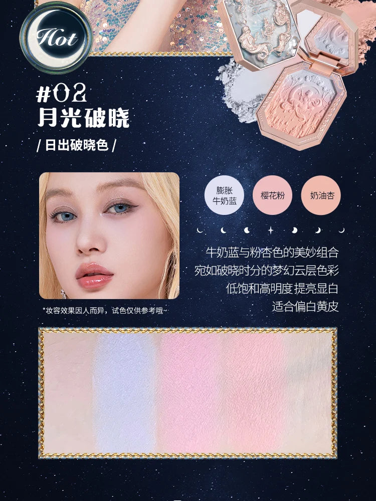 Gradient Mermaid Cheek Blush with Matte Finish - 13