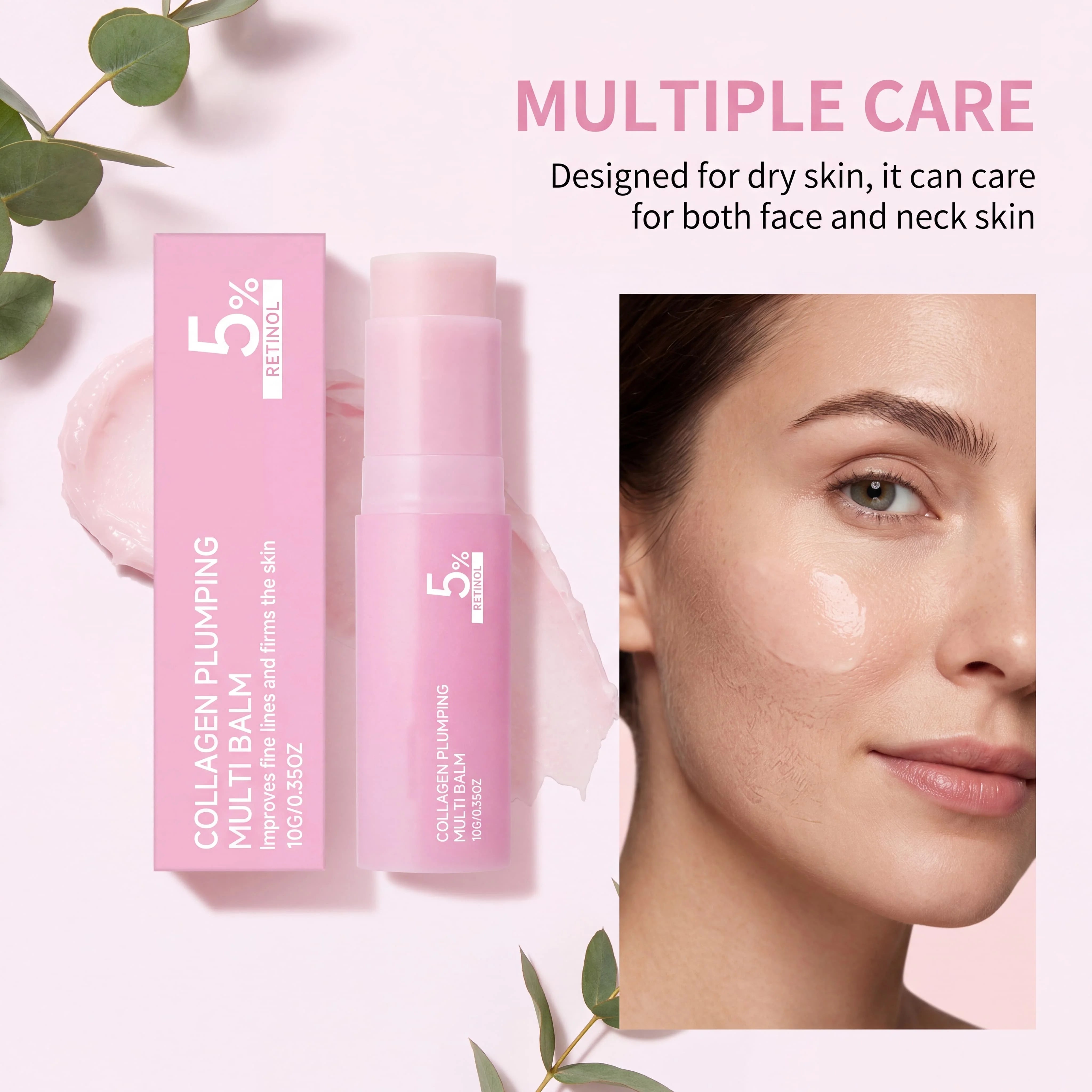 5% Retinol Collagen Anti-Aging Plumping Balm Stick - 3