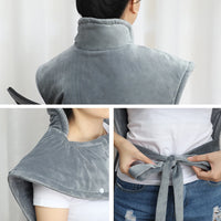 Electric Heated Shawl for Neck, Shoulder, and Back Pain Relief