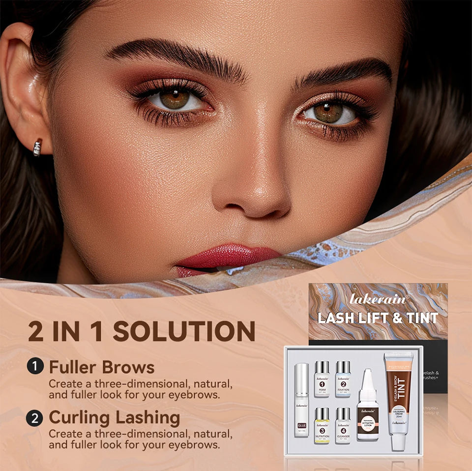 Professional Eyelash Lift and Brow Tinting Kit - 9