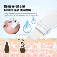 Ultrasonic Facial Skin Scrubber and Pore Cleaner