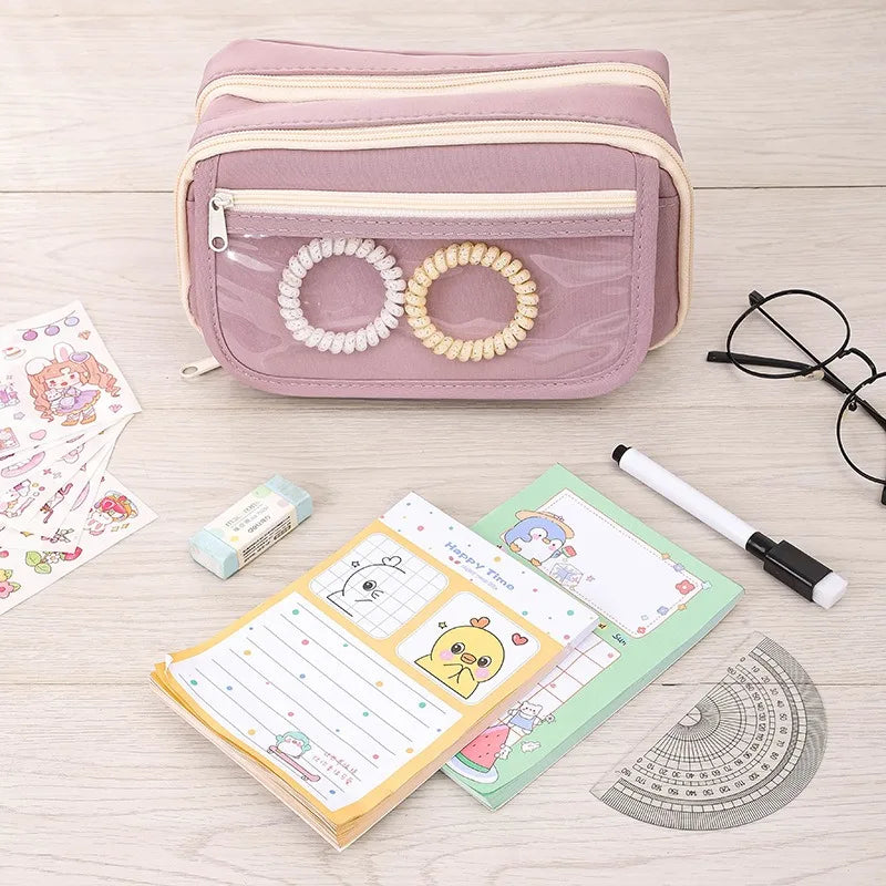 Large Capacity Multi-Layer Student Pencil Case - 13