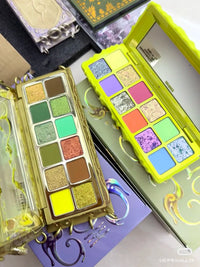 12-Color Shimmer and Matte Eyeshadow Palette