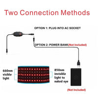 Red & Infrared LED Therapy Belt for Pain Relief and Recovery