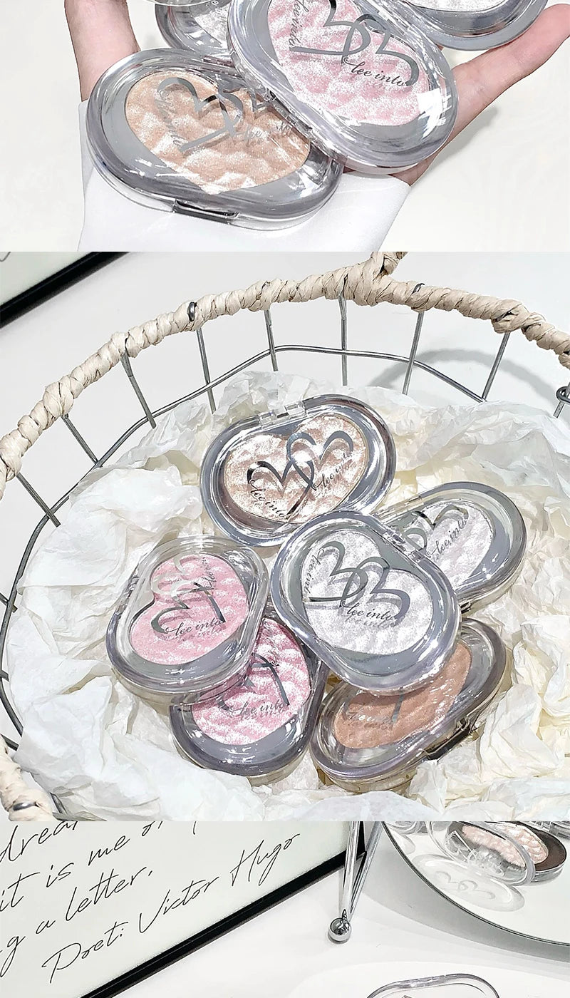 Shimmer Highlighter Powder for Radiant Face Contouring - 14