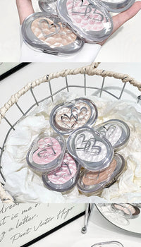 Shimmer Highlighter Powder for Radiant Face Contouring