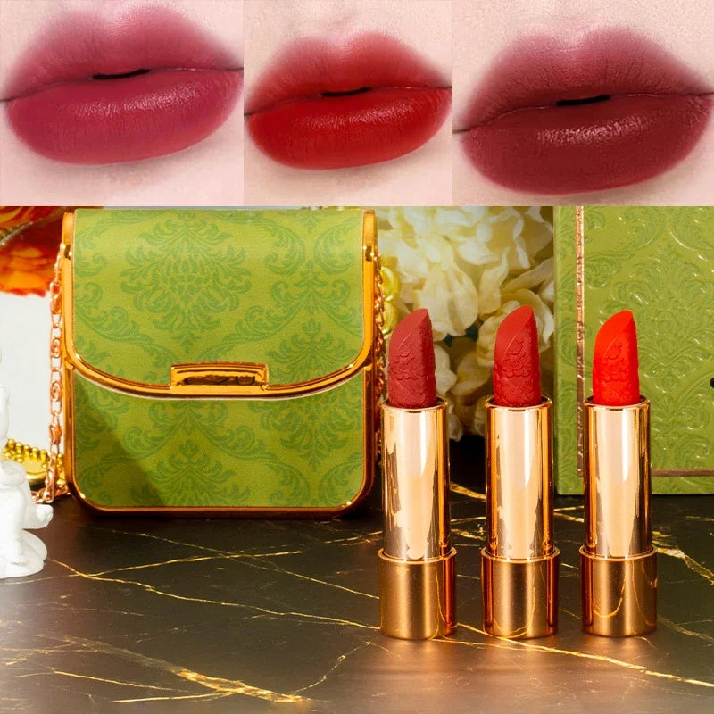 Matte Velvet Lipstick Set in Luxury Gift Case - 33
