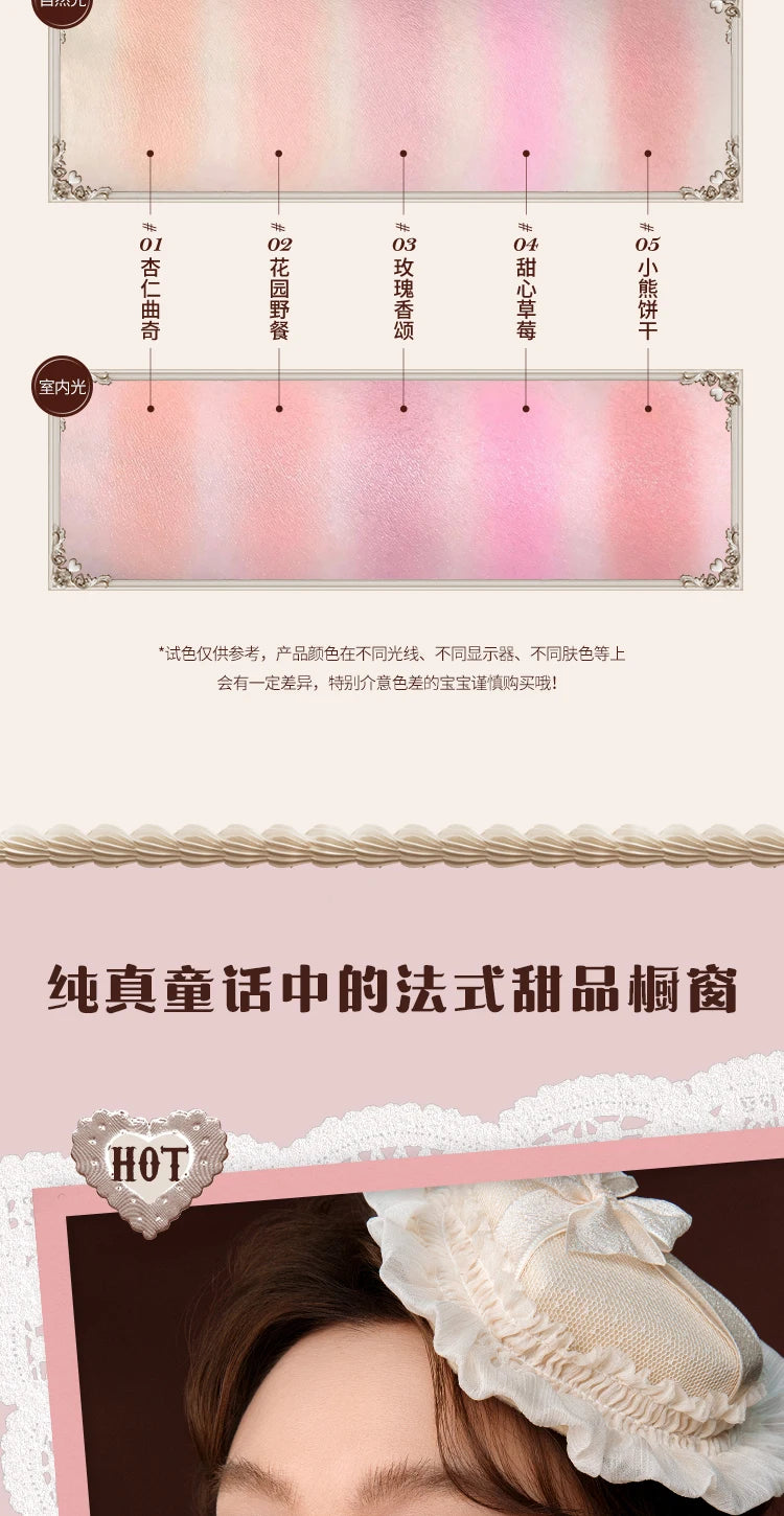 Silk Satin Matte Blush Powder for Radiant Cheeks - 12