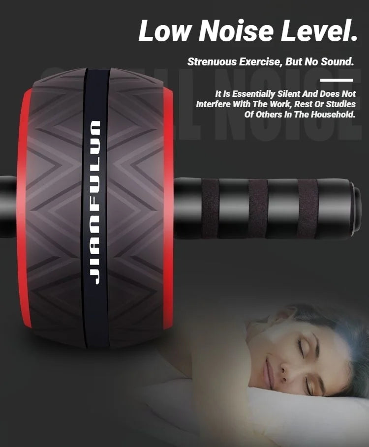 Silent Abdominal Core Workout Roller Wheel - 9
