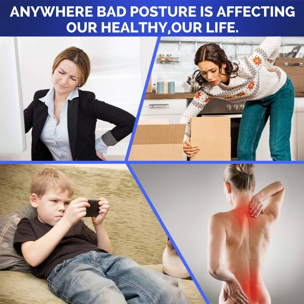 Adjustable Back Posture Corrector for Spine and Shoulder Alignment - 22