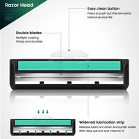 Dual-Blade Men's Precision Shaving Razor Set