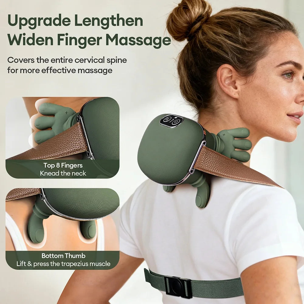 Wireless Hand-Shaped Trapezius and Neck Massager - 3