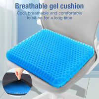 Honeycomb Gel Seat Cushion for Pressure Relief and Posture