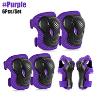 6-Piece Kids Protective Gear Set for Skating and Cycling