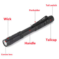 Compact LED Pen Light for Inspection and Outdoor Use